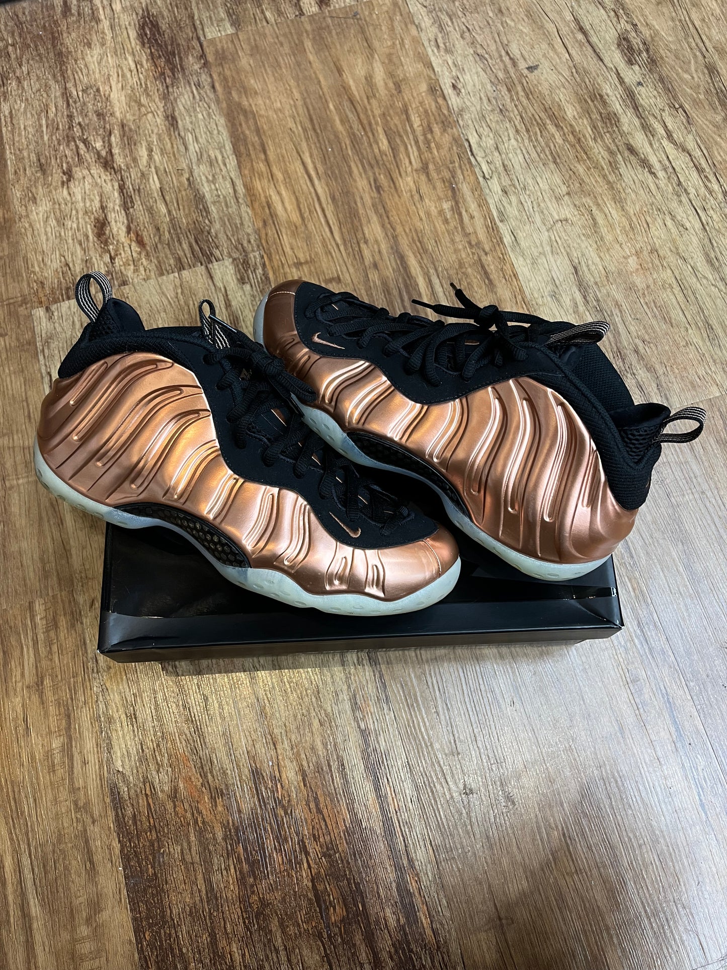Foamposite copper pre-owned
