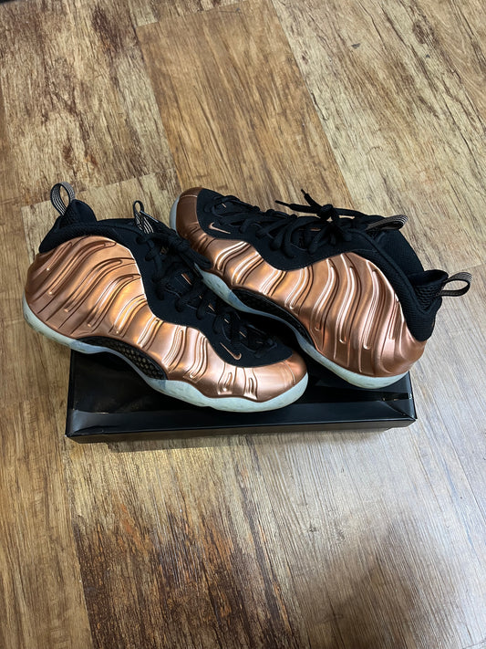 Foamposite copper pre-owned