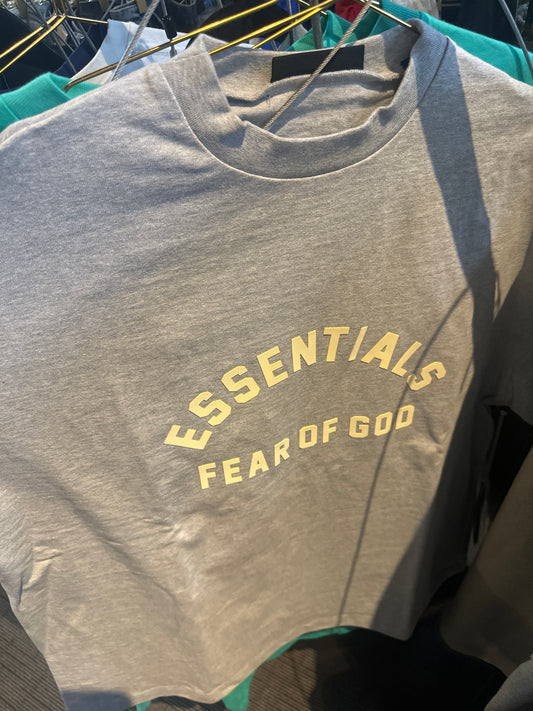 Essentials Light Heather Crewneck