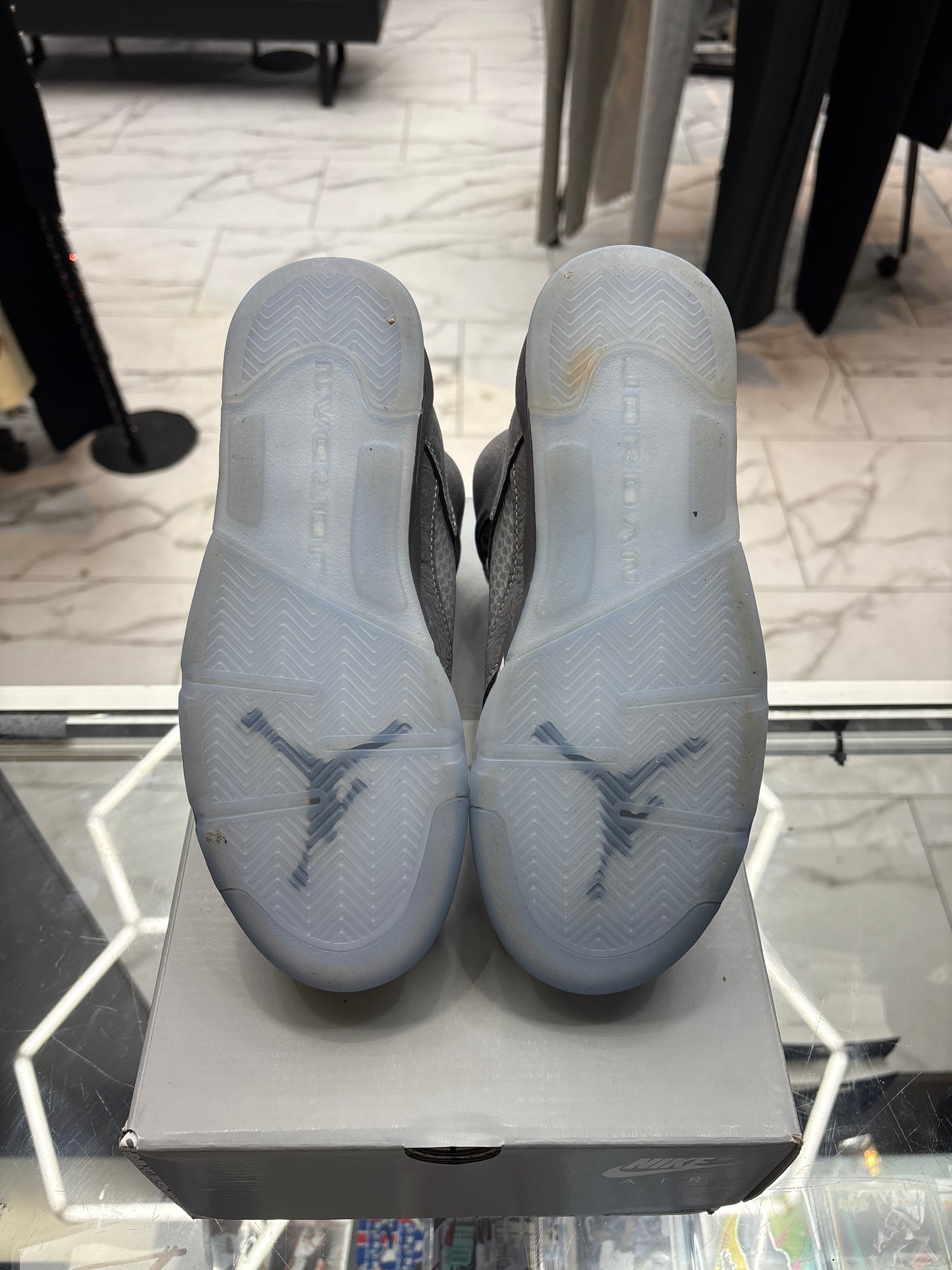 Jordan 5 Wolf Grey USED W BOX (GS)