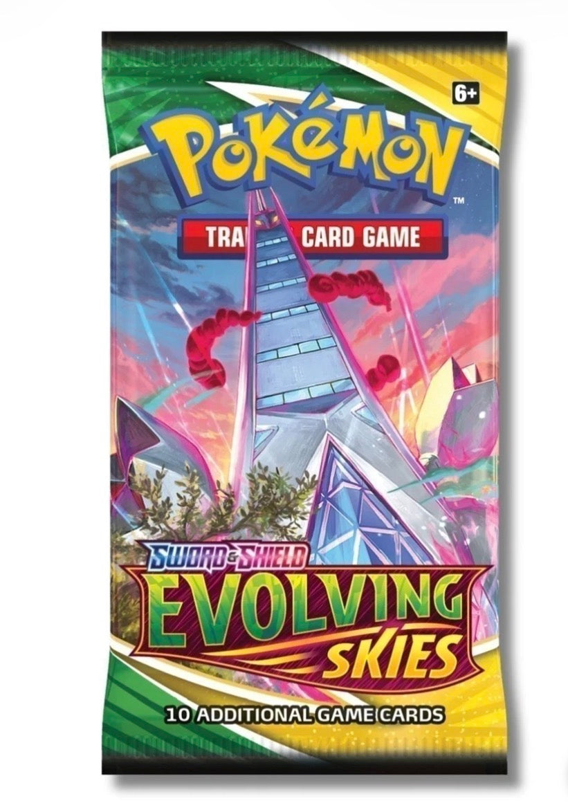 Pokemon Sword & Shield
Evolving Skies Booster Pack