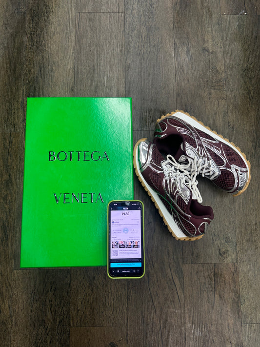 BOTTEGA VENETA ORBIT SNEAKERS “BAROLO”  USED W BOX