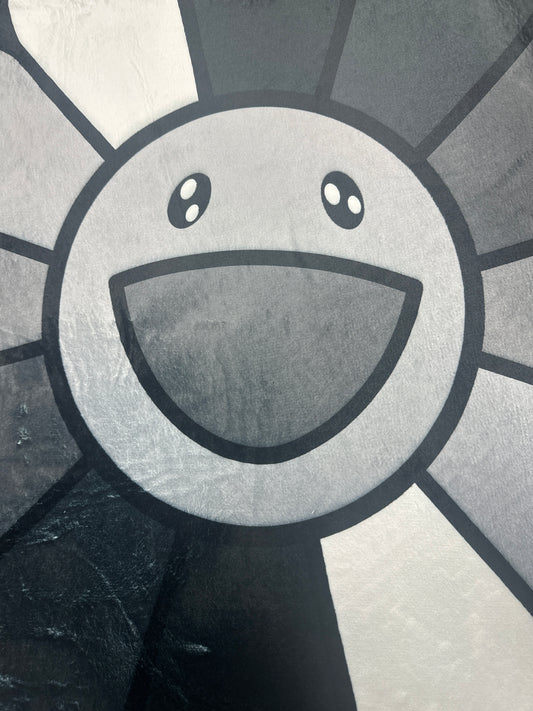 Murakami Flower Black Rug
