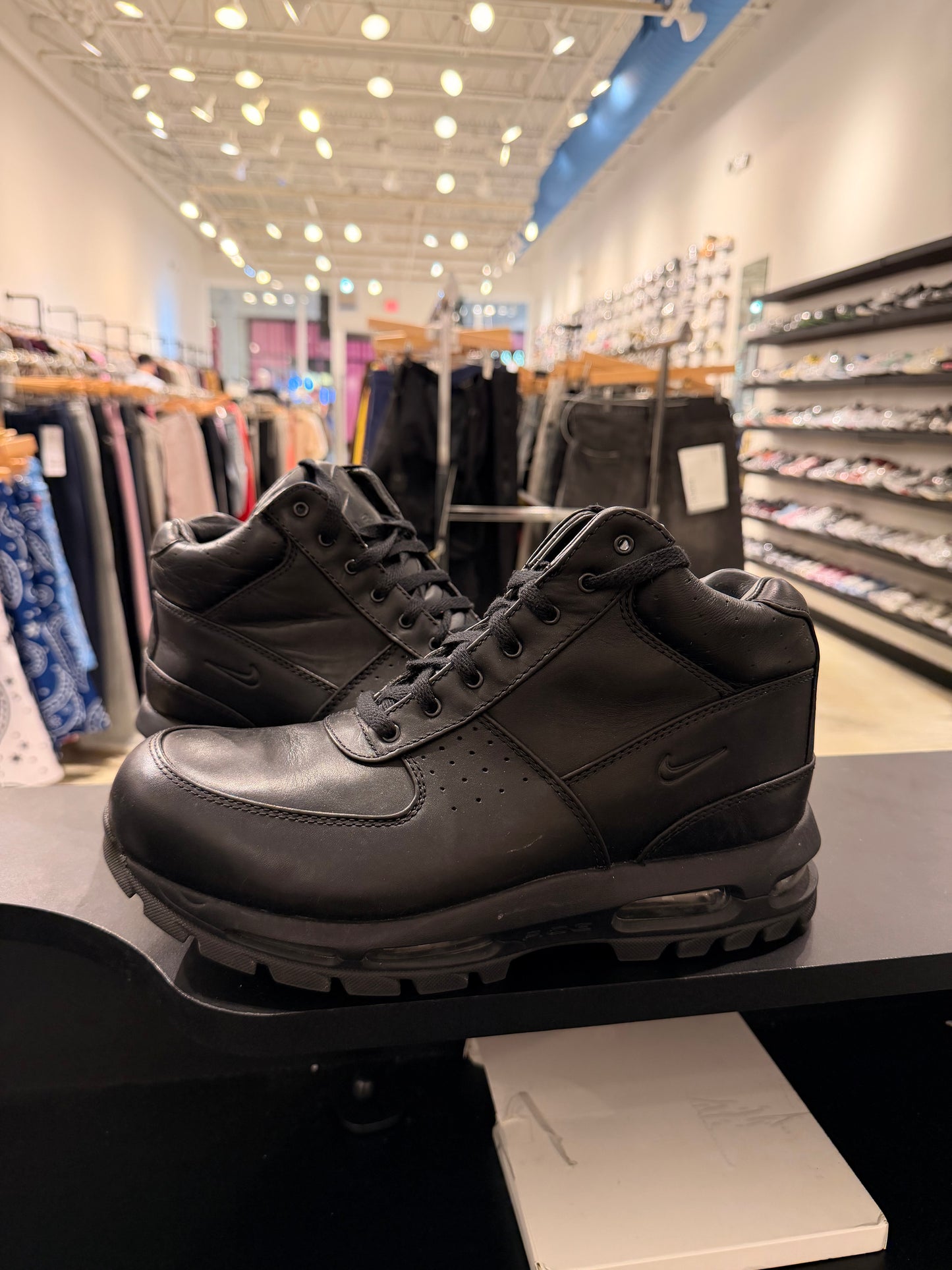 USED Nike Boots Black No Box