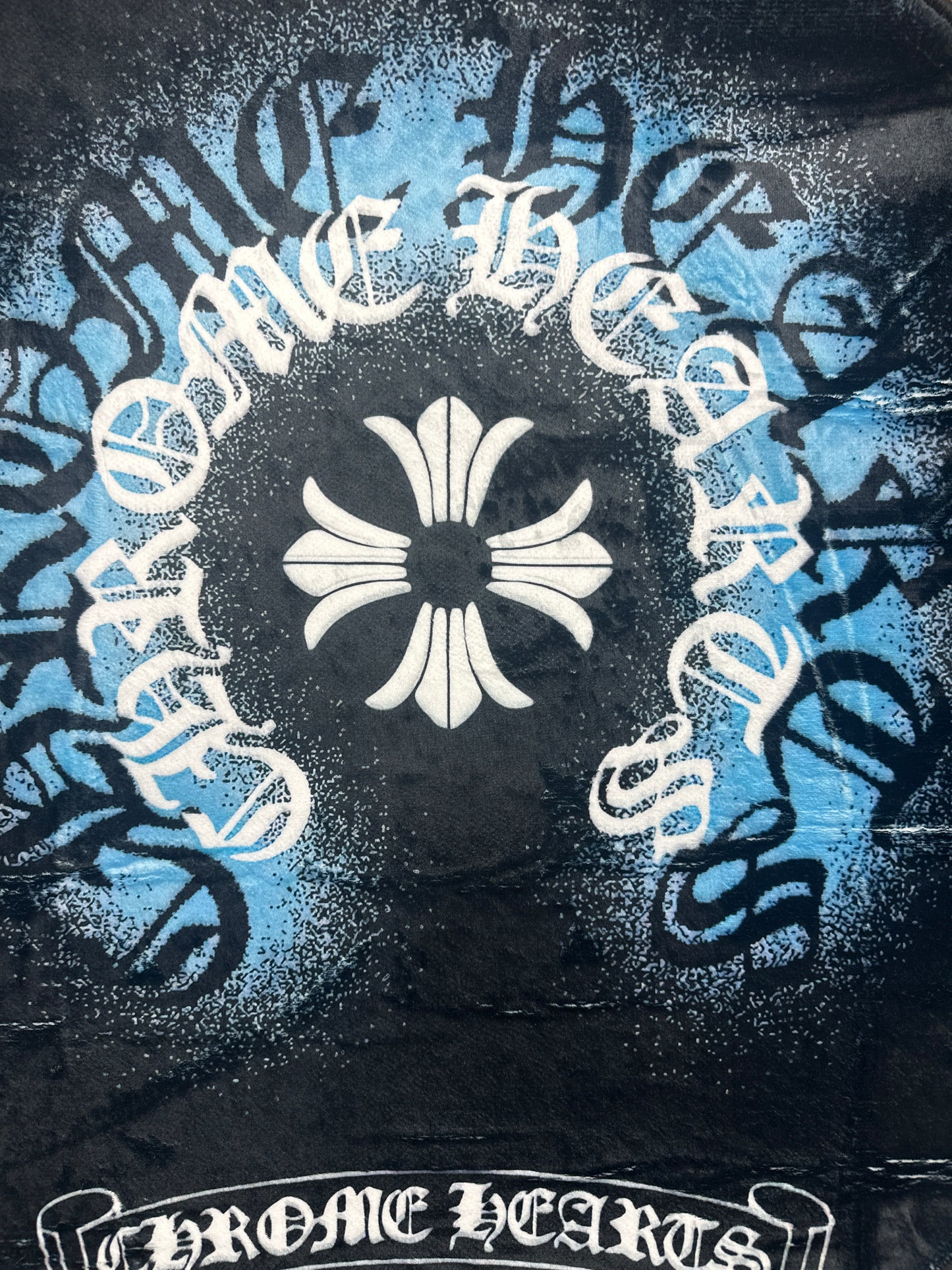 Chrome Heart Black and blue Rug