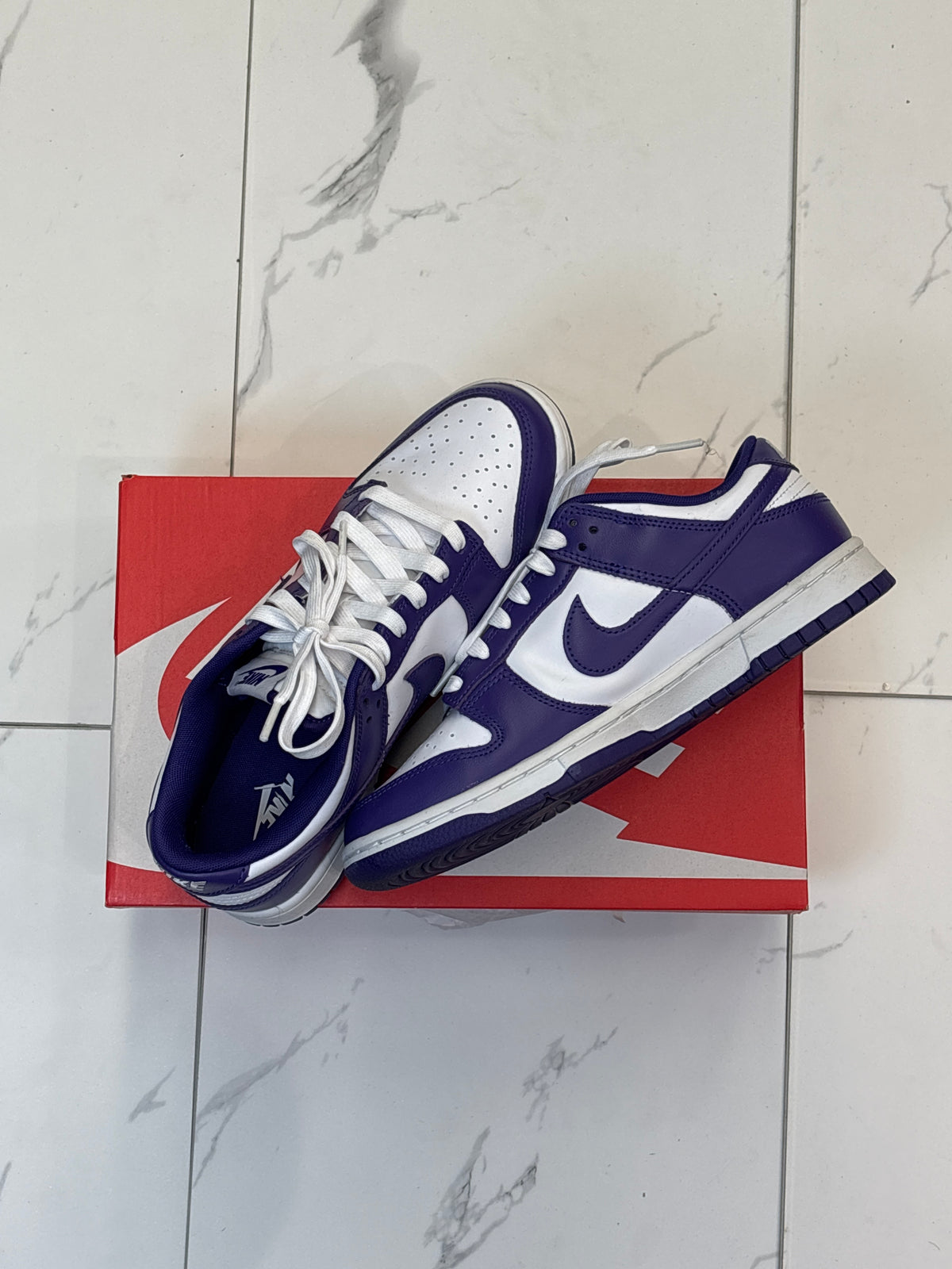 Nike Dunk Low
Championship Court Purple Used W Box
