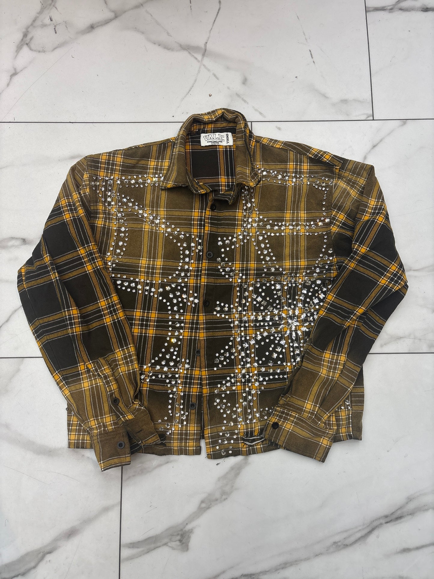 Valley Dream Chocolate Flannel Longsleee Tee USED