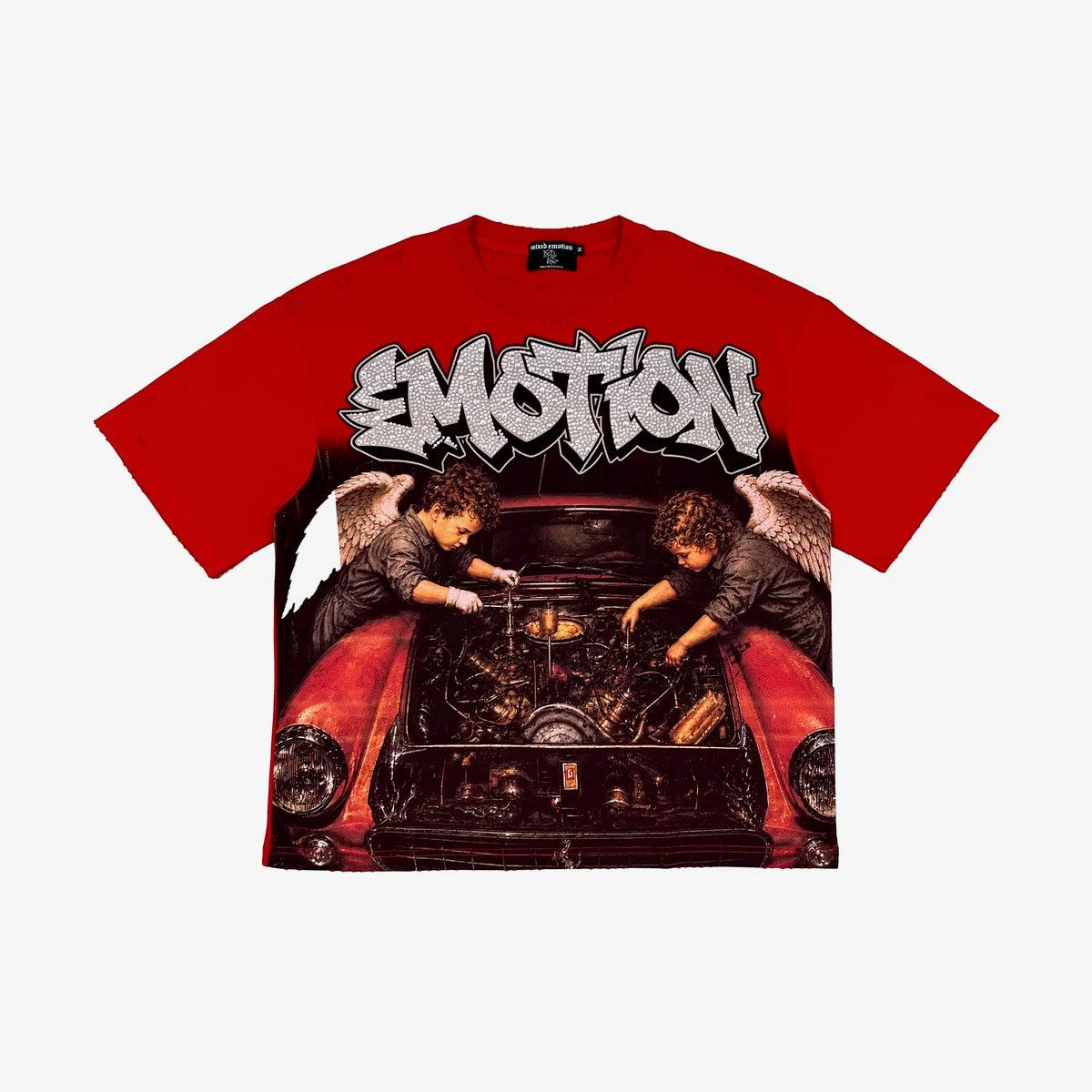 Mixed Emotion Red Garage Tee