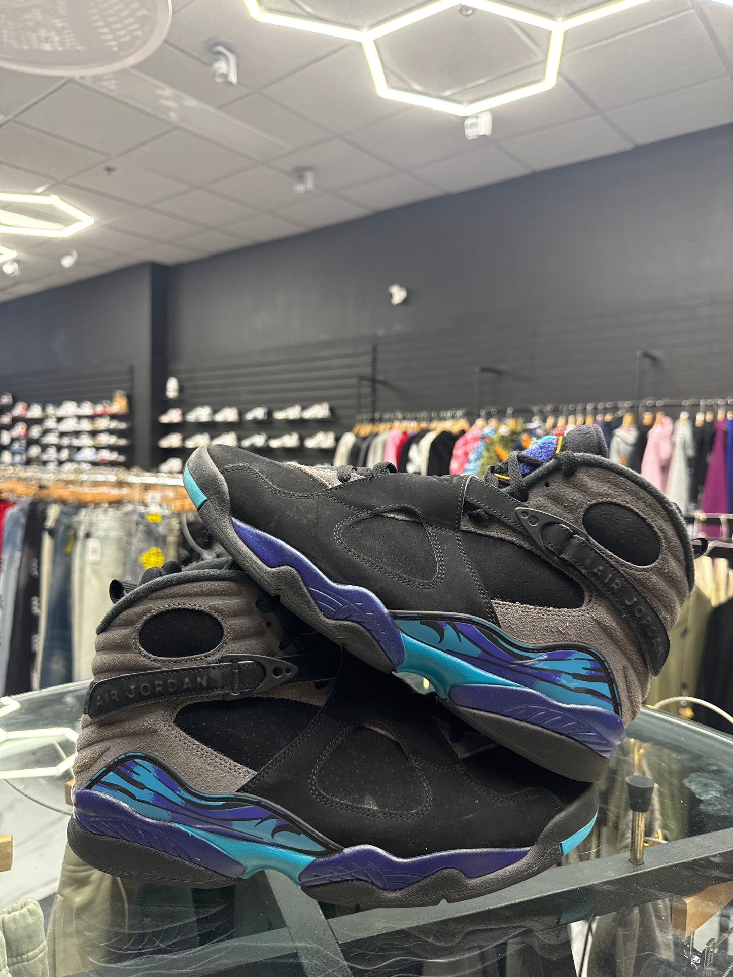 Jordan 8 Aqua USED NO BOX