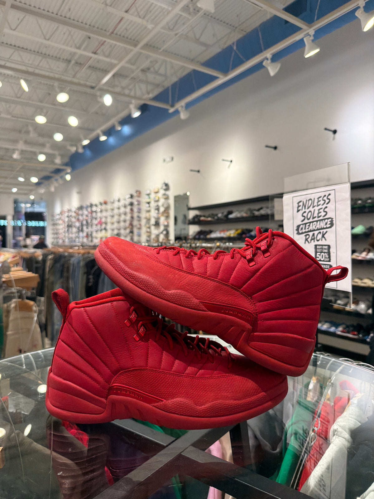 Jordan 12 Red Suede USED NO BOX