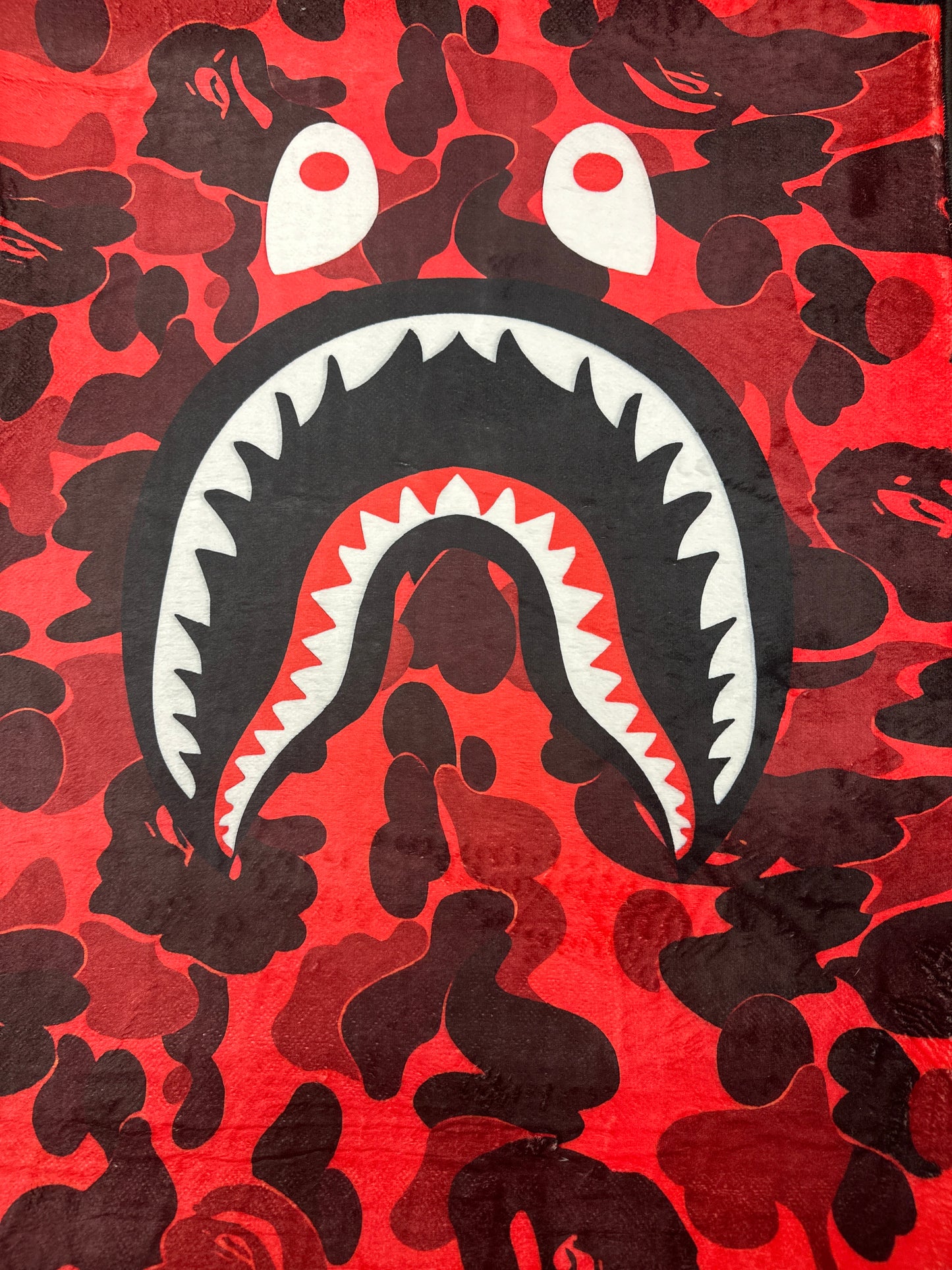 Bape Red Rug