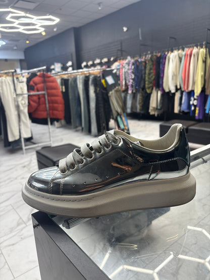 Alexander McQueen metallic leather USED with no box