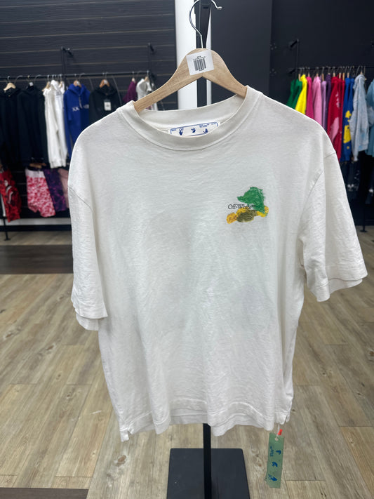 Off-white colorful tee pre-owned
