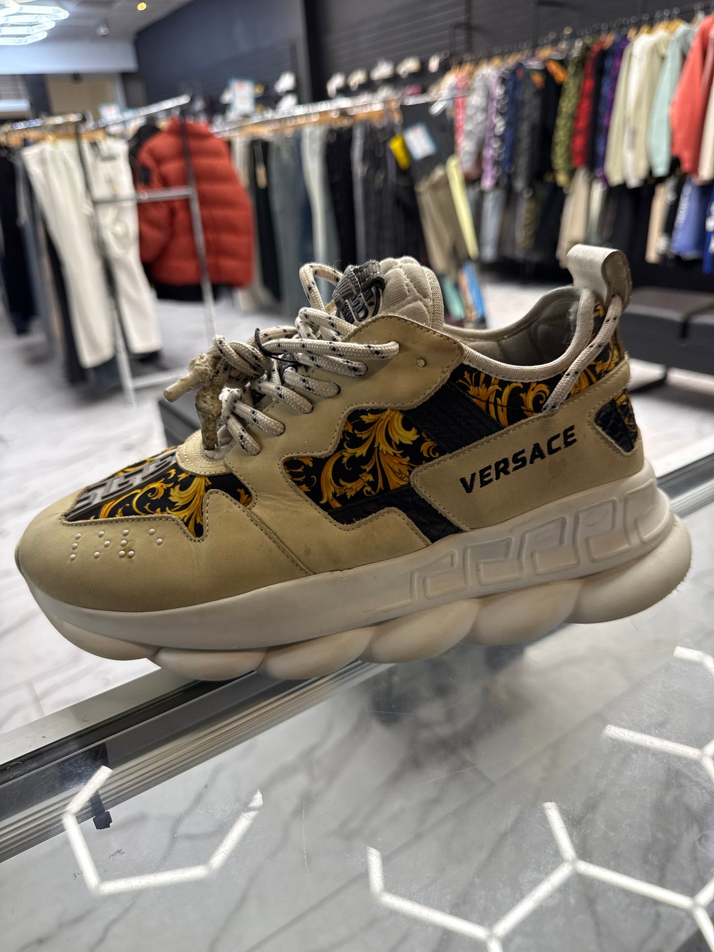 Versace Cream Chain Reaction USED