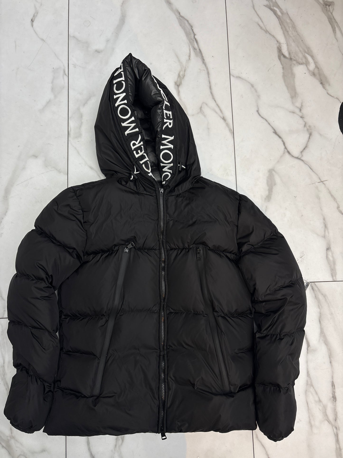 MONCLER HOODED SHORT DOWN JACKET PRE-OWNED