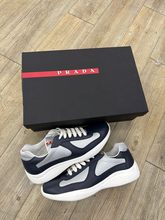 Prada Blue White With Box Used