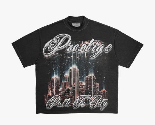 Prestige Path To The City Rhinestone Tee