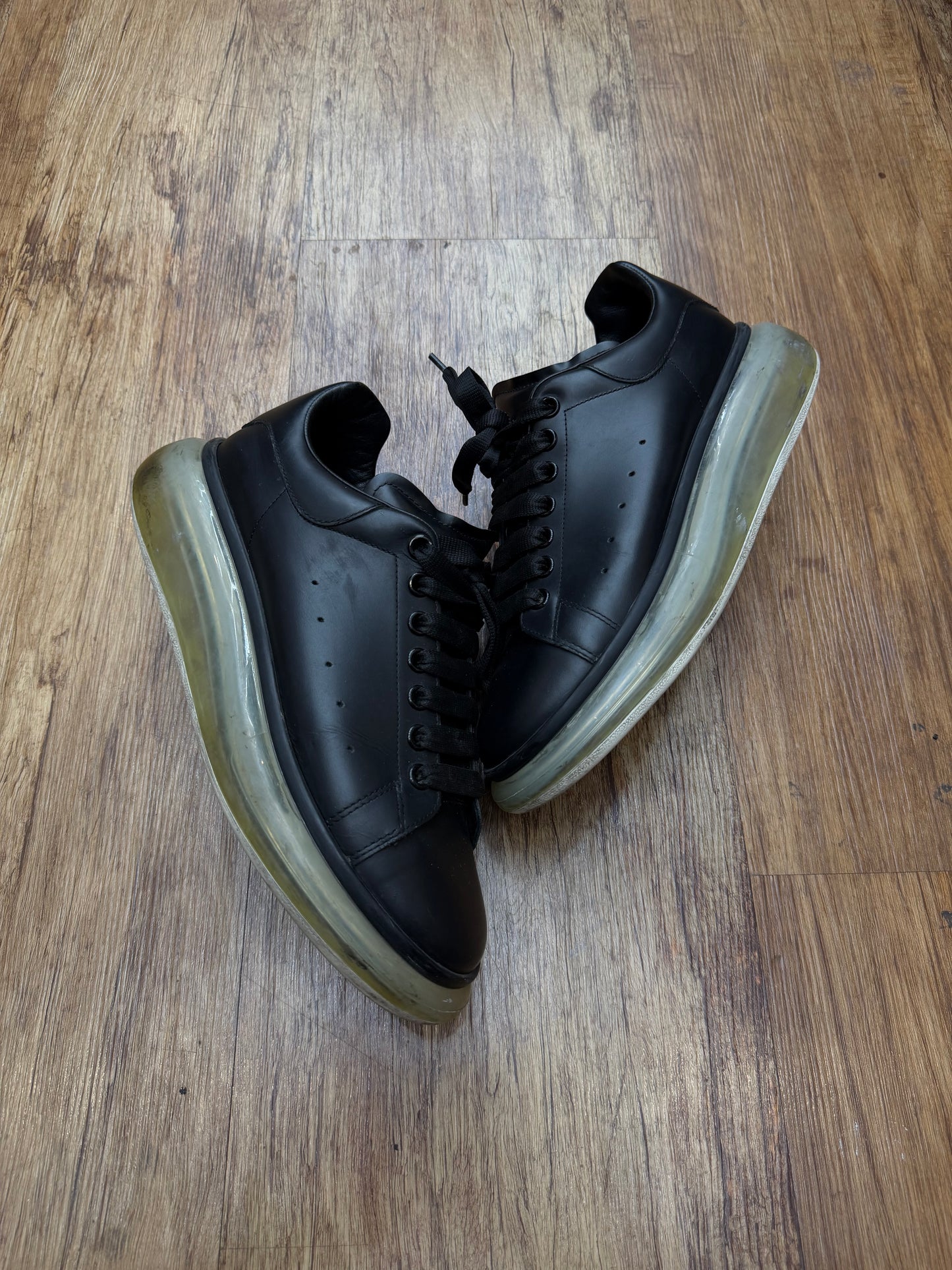Alexander McQueen Black Leather USED No Box