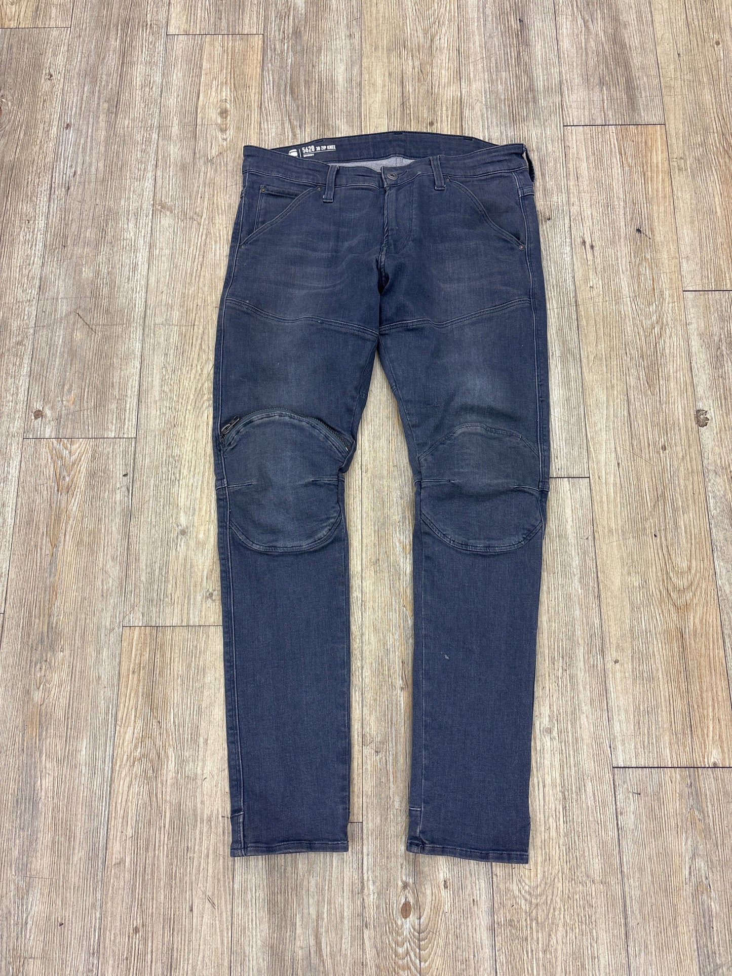 G Star Grey Biker Jeans USED