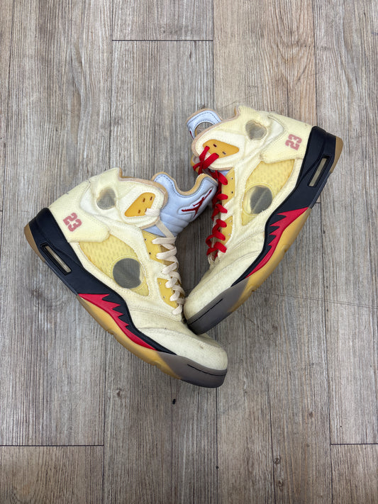 Jordan 5 ‘Off-White Sail’ PRE-OWNED NO BOX