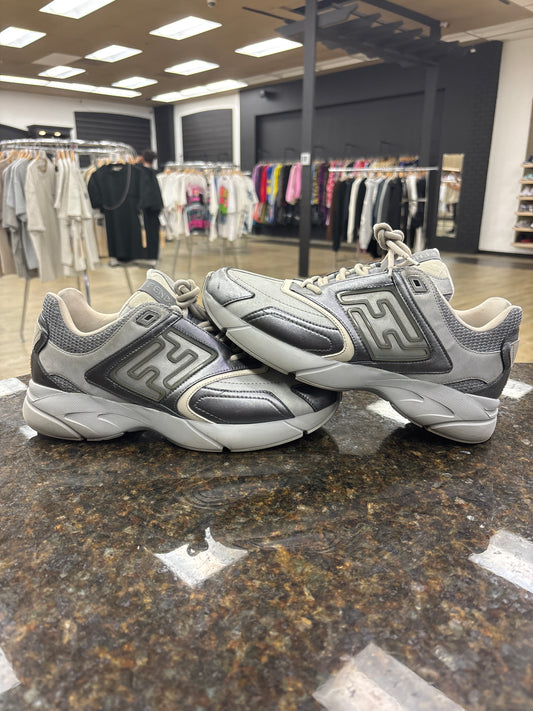 Fendi Faster Trainer “Grey” Used W No Box 8.5M