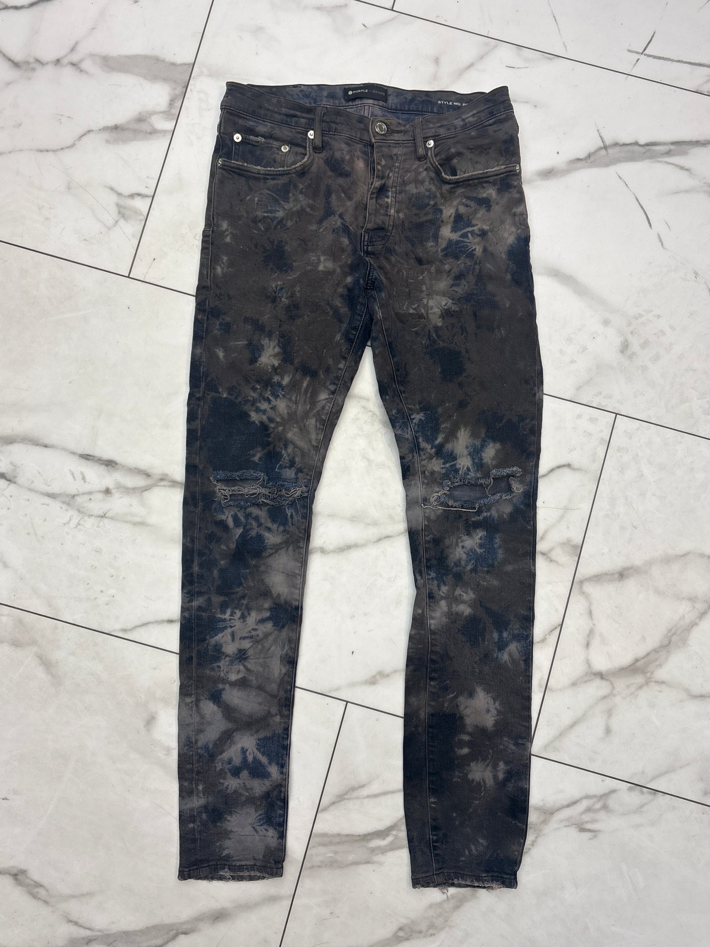 PURPLE TIE DIY JEANS PRE-OWNED