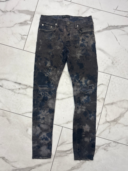 PURPLE TIE DIY JEANS PRE-OWNED