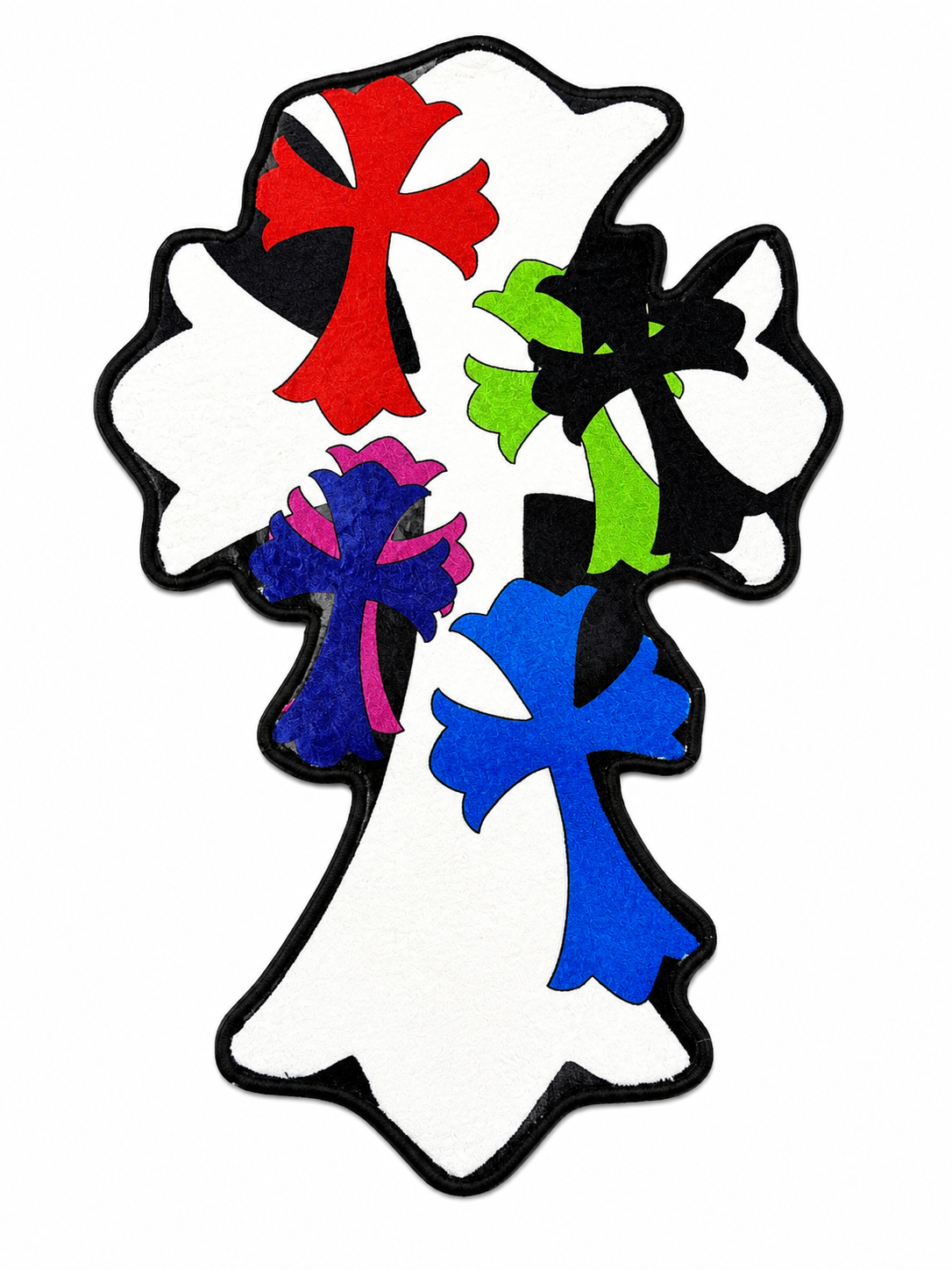 Chrome heart multi-Cross Rug