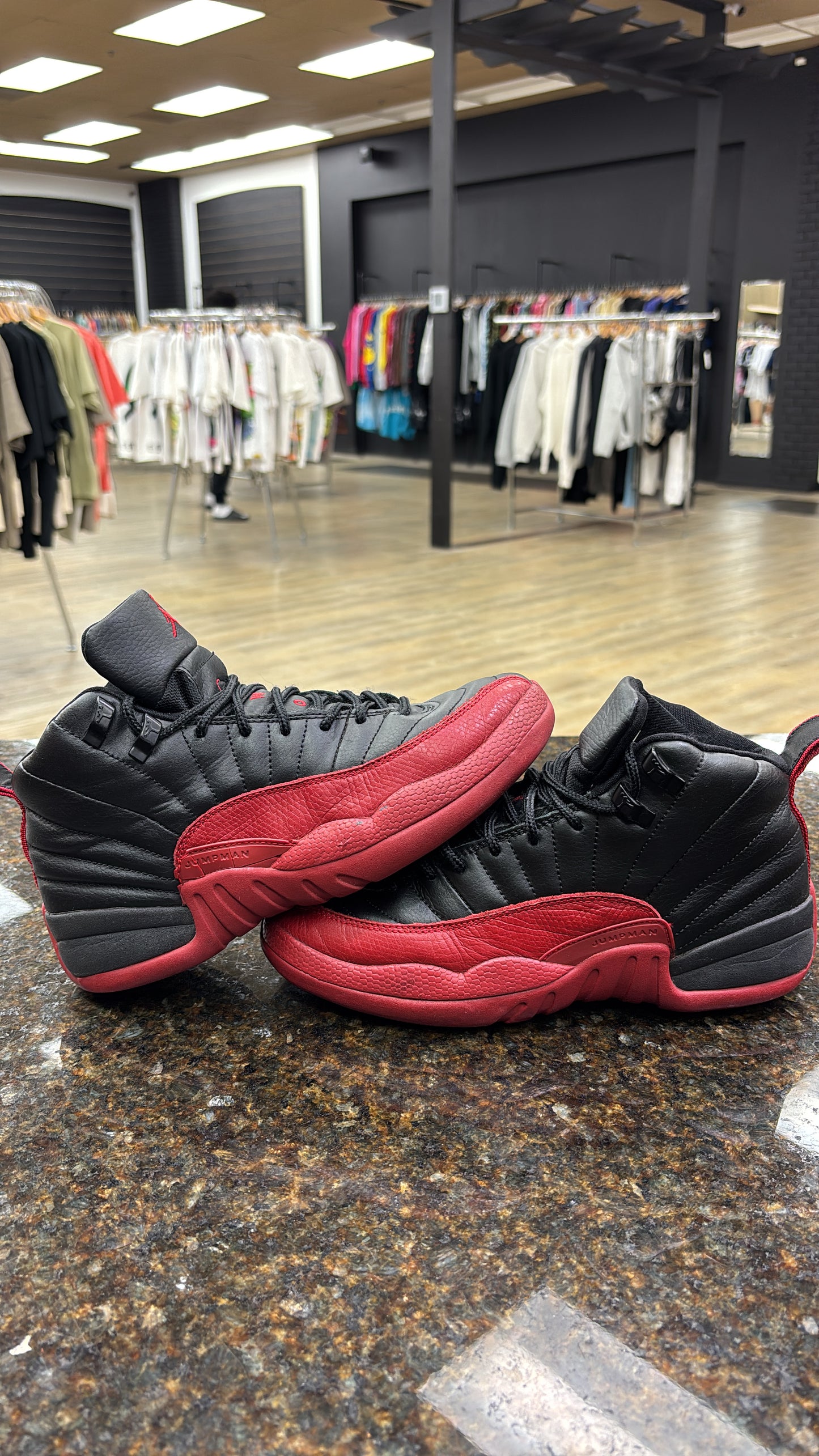 Jordan 12 Flu Game USED WITH BOX
