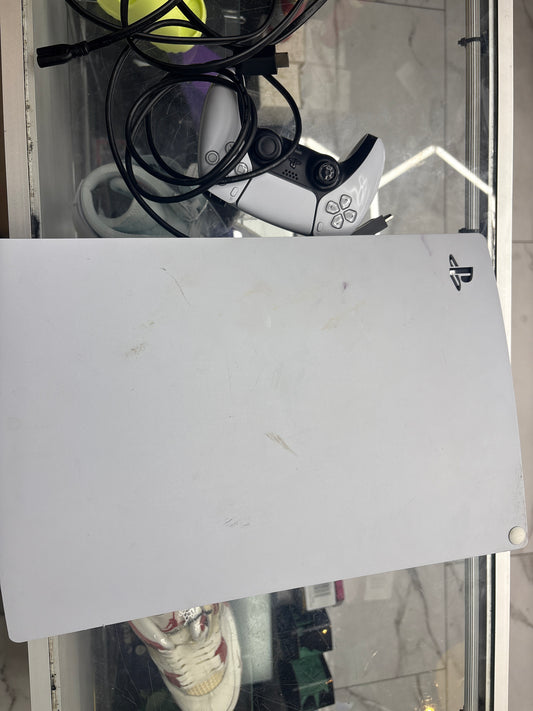 Pre-owned PlayStation 5 with one controller and cables