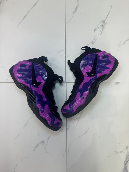 Foamposite Camo Purple Used With No Box