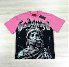Godspeed Pink Mummy Statue Tee