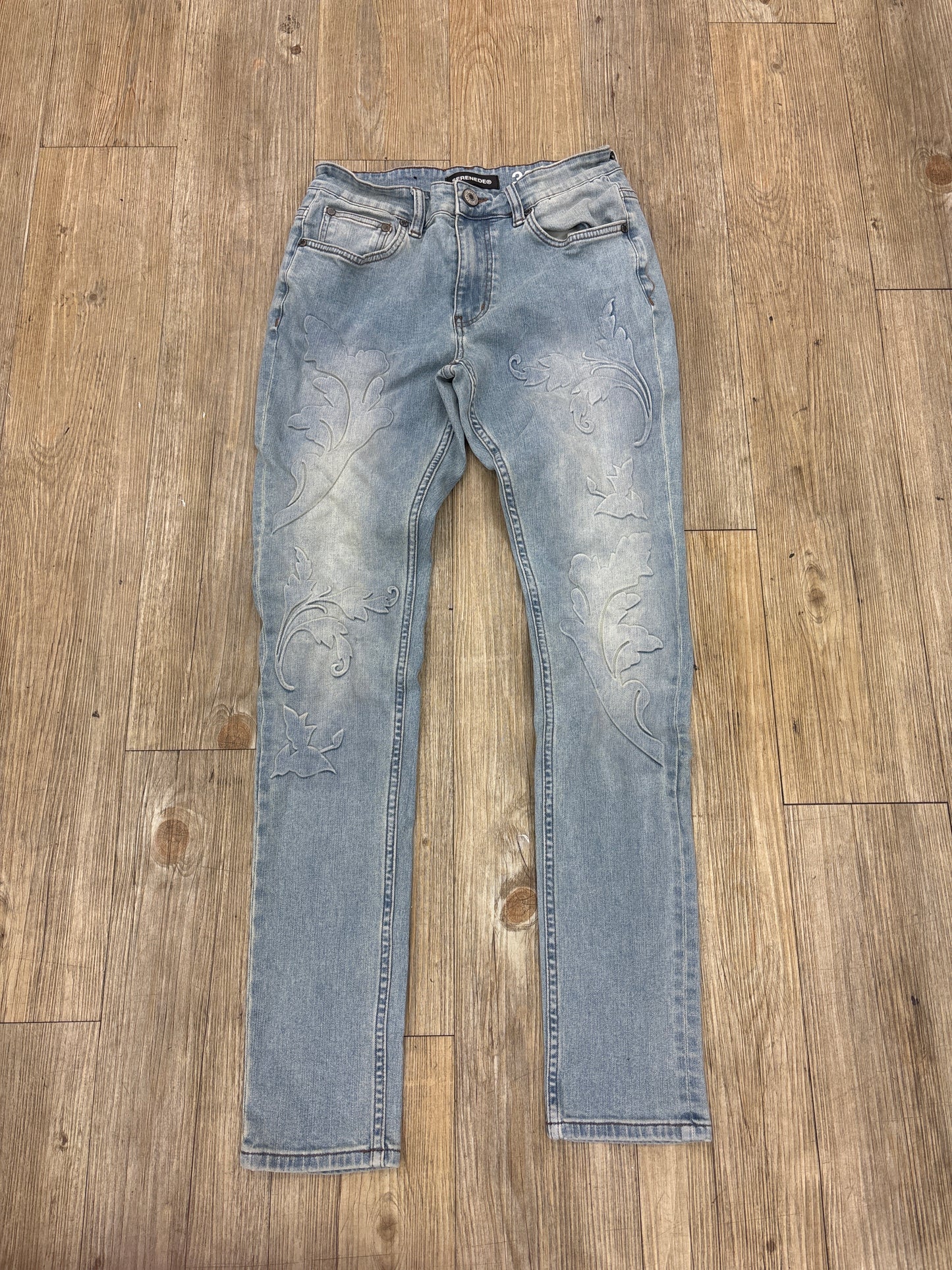 Serenede Floral Blue Jeans USED
