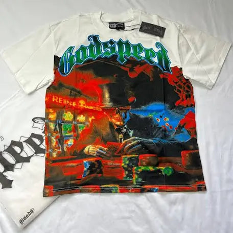 Godspeed White “Poker” tee