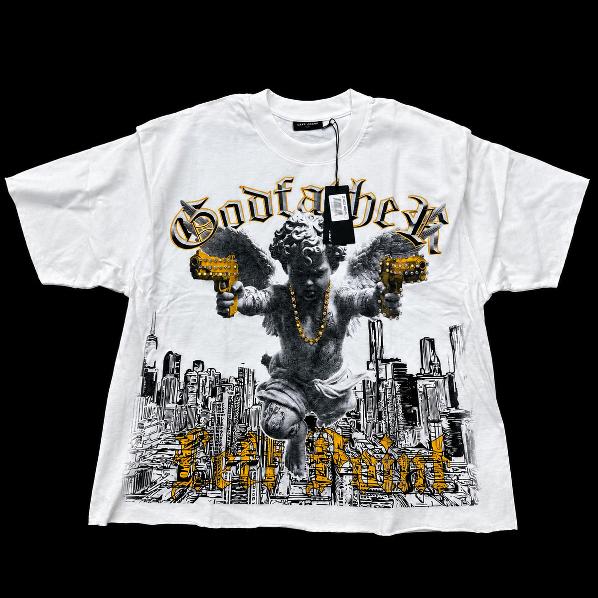 Left point White Angel Tee