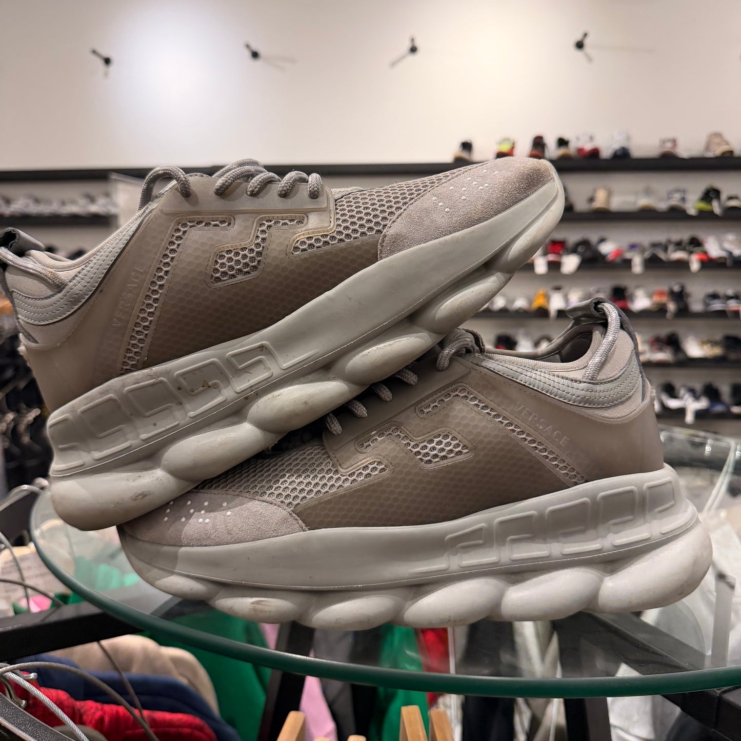 Versace Chain Reaction 'Grey' Used No Box