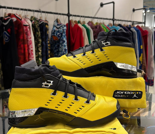 Jordan 17 Yellow Solefly Used