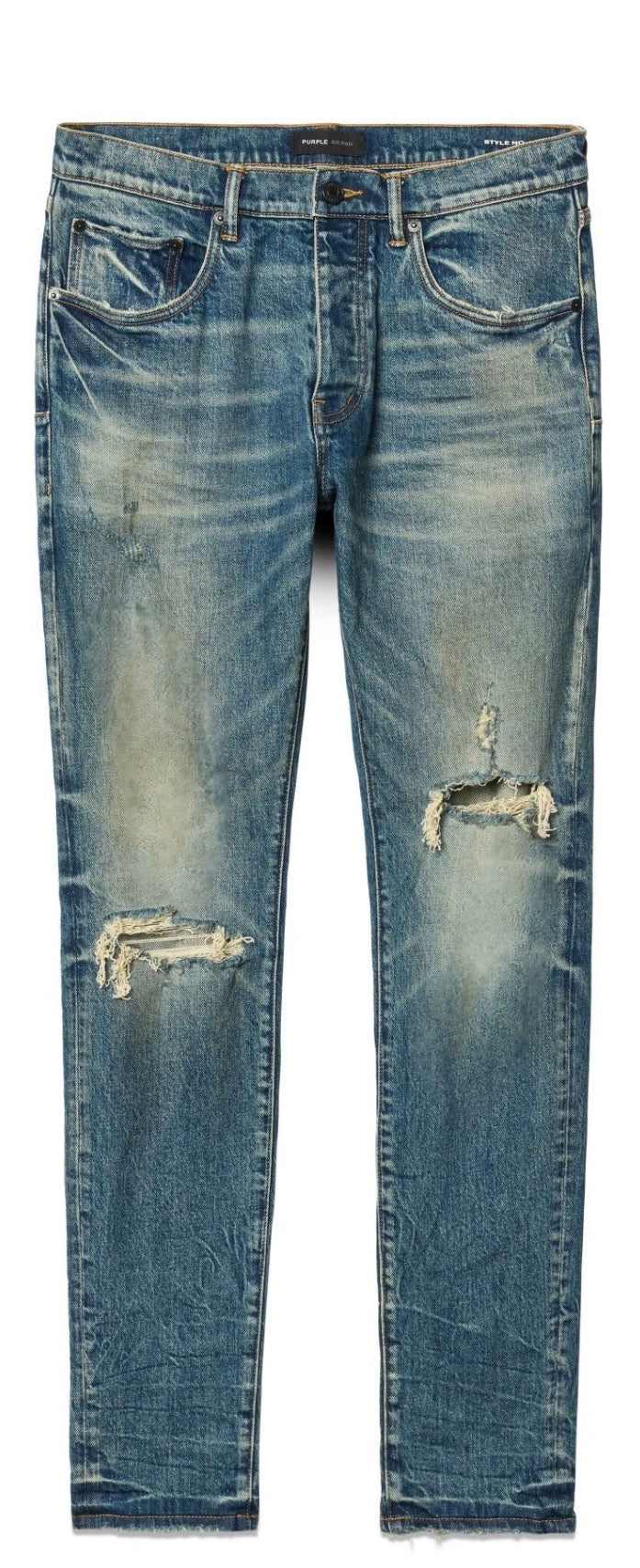PURPLE BRAND P001-SNFD SKINNY 9 TO 5 DK INDIGO