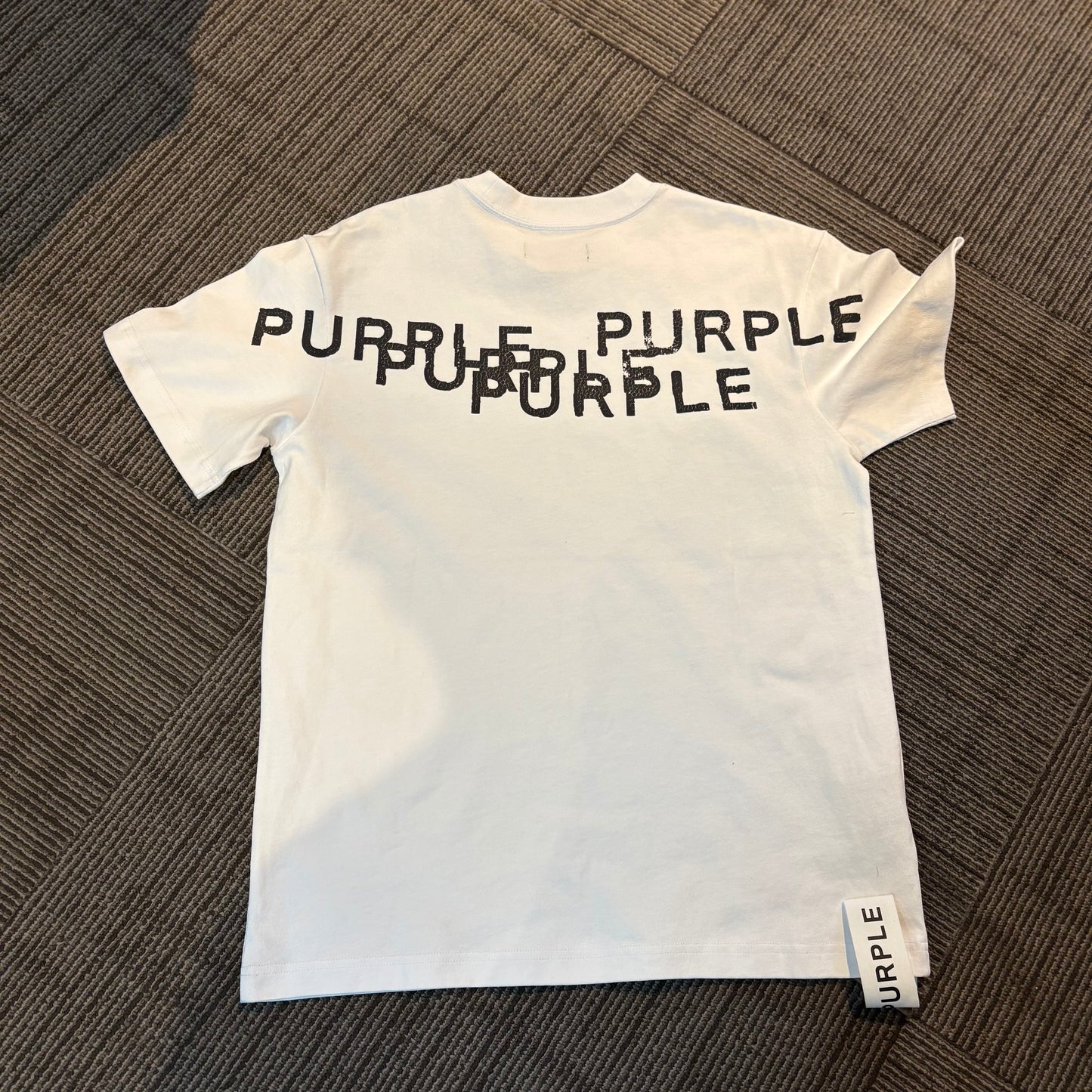 Purple Brand White Tee