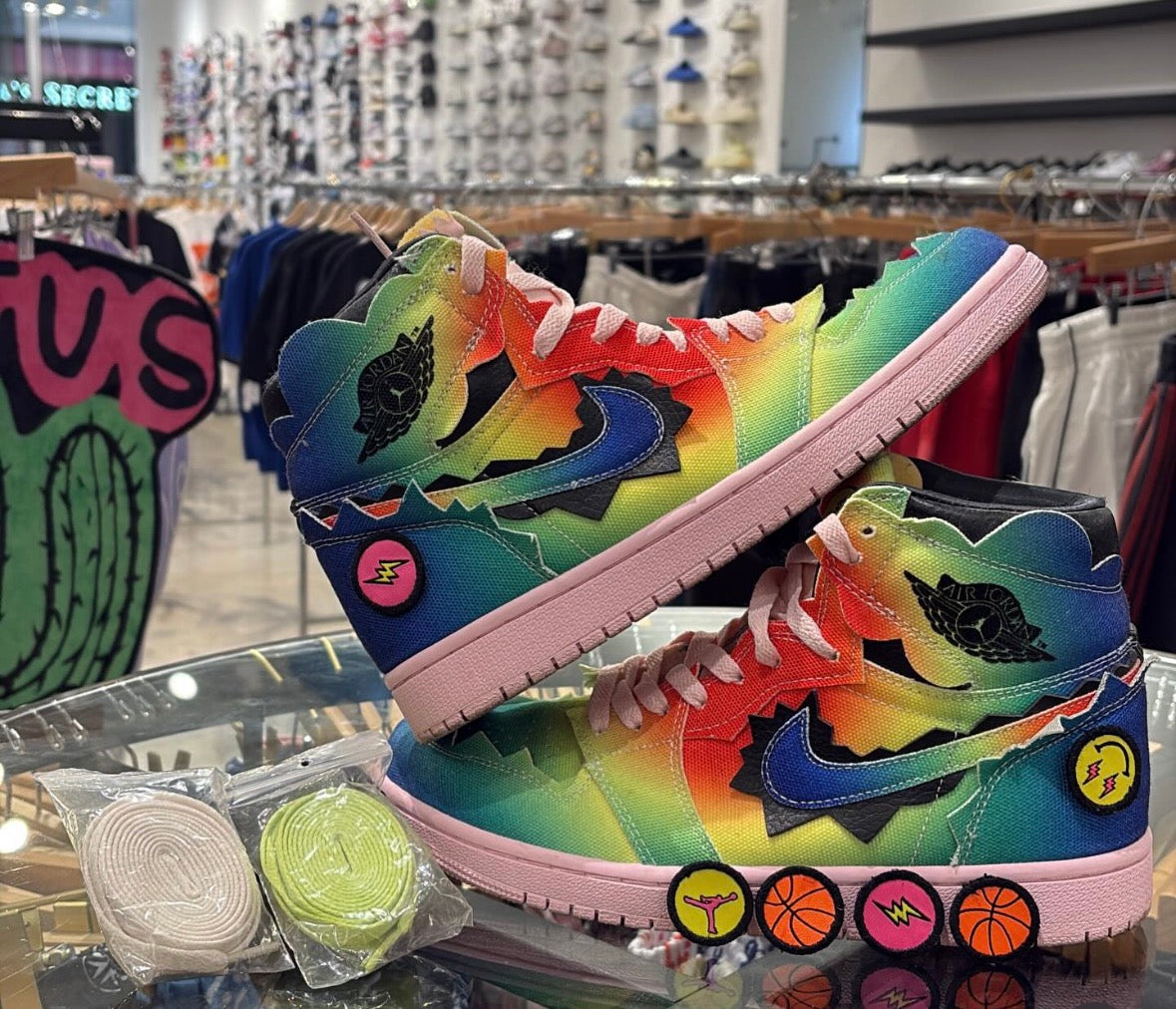 Jordan 1 J Balvin USED NO BOX