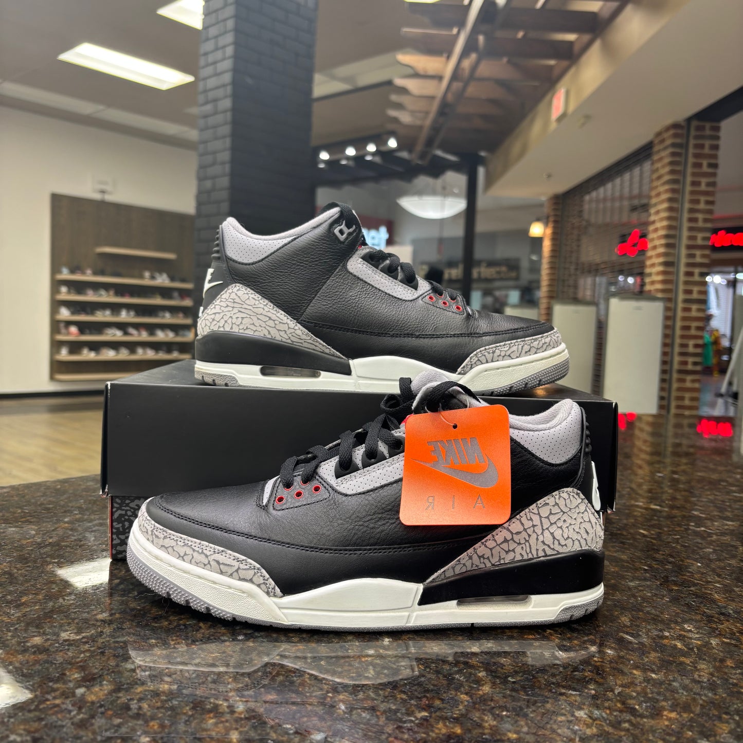 Jordan 3 Black Cement Used VNDS