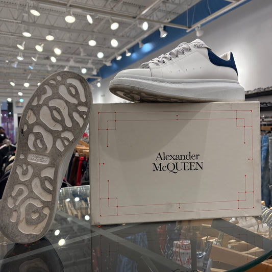 Alexander McQueen Used White/Paris Blue W Box