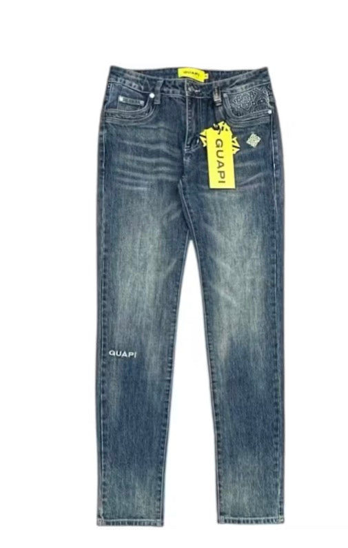 Guapi Dark Blue Denim Jeans