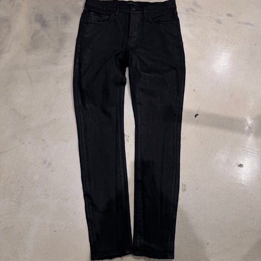 Purple Brand Black Waxed Pre-Owned Jean
