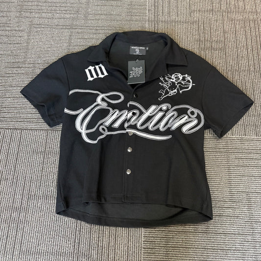 Mixed Emotion #18 black button up