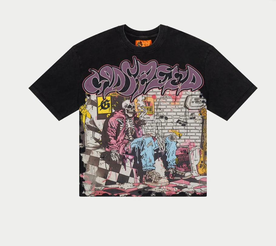 Godspeed Stoner T-Shirt (Black wash)