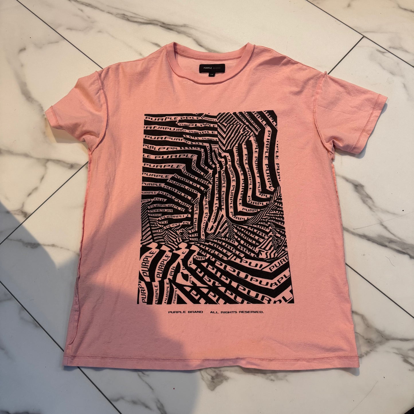 Pink Introverted Purple Brand Tee