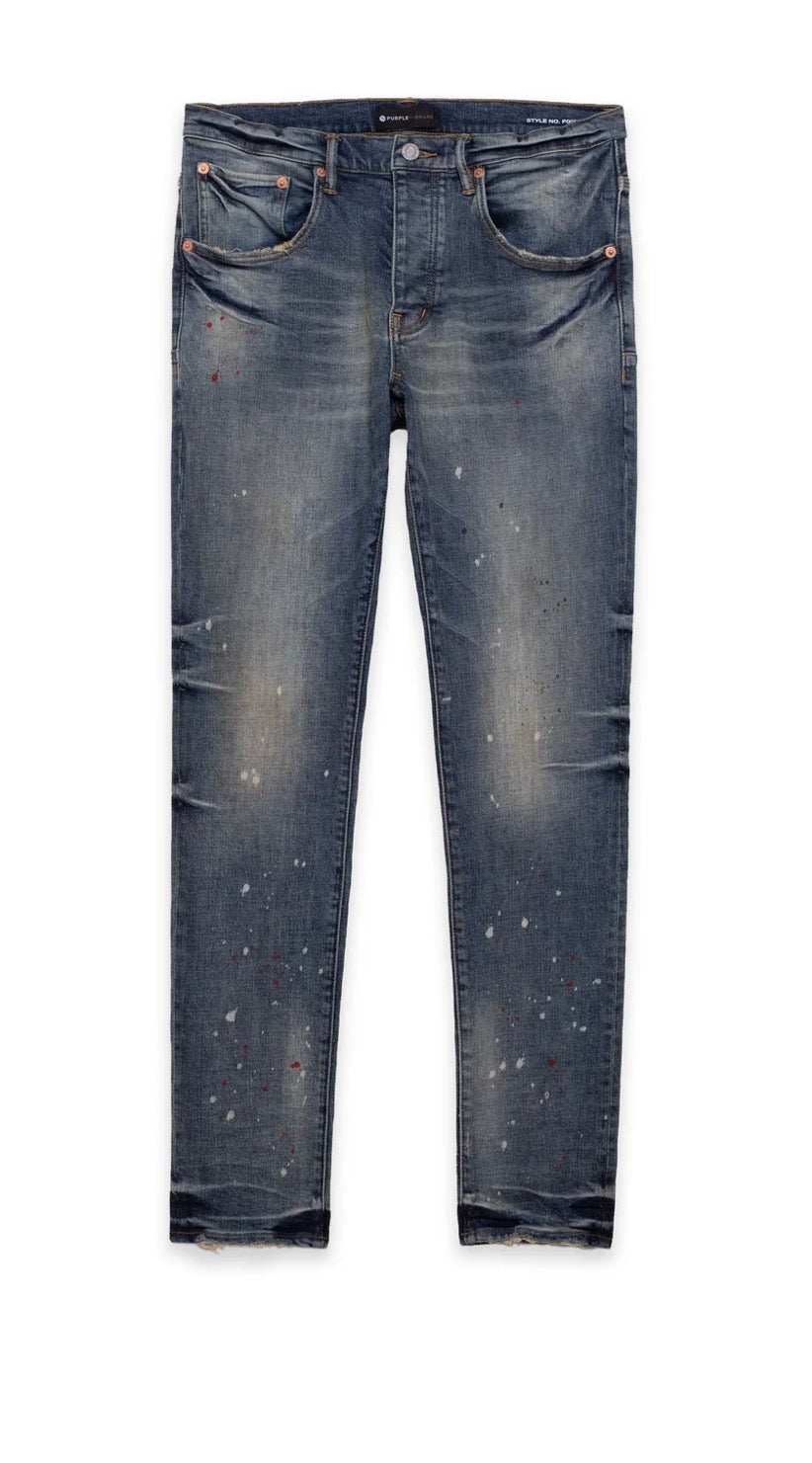 Vintage Spotted Indigo Purple Brand Jeans