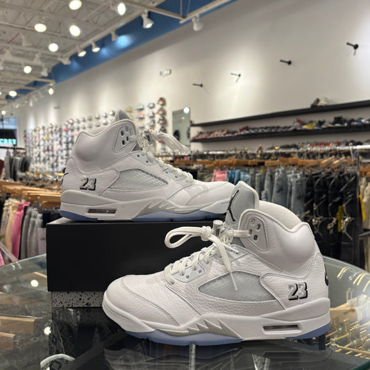 Jordan 5 White Metallic USED W BOX