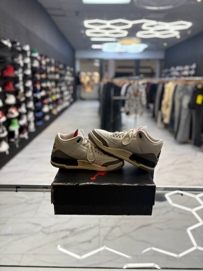 Jordan 3 ‘White Cement’ USED W BOX